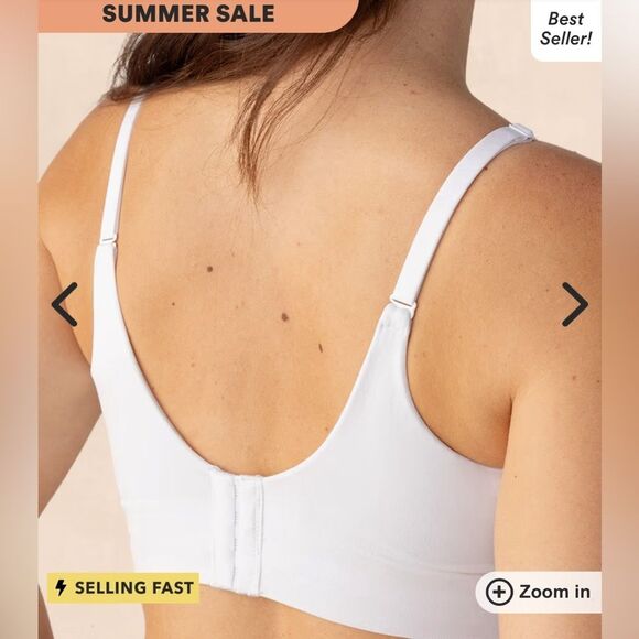 Truekind Supportive Comfort Wireless Shaping Bra White Large NWT‎ in packaging - Picture 3 of 8